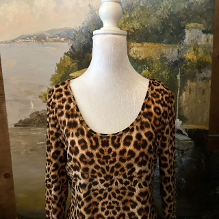 Animal print dress