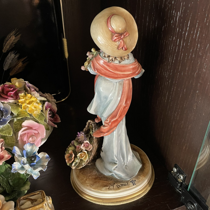 Capodimonte Flower Girl by Bruno Merli