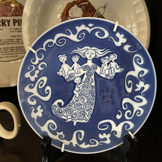 Mother's Day Copenhagen Collectors Plate 1972