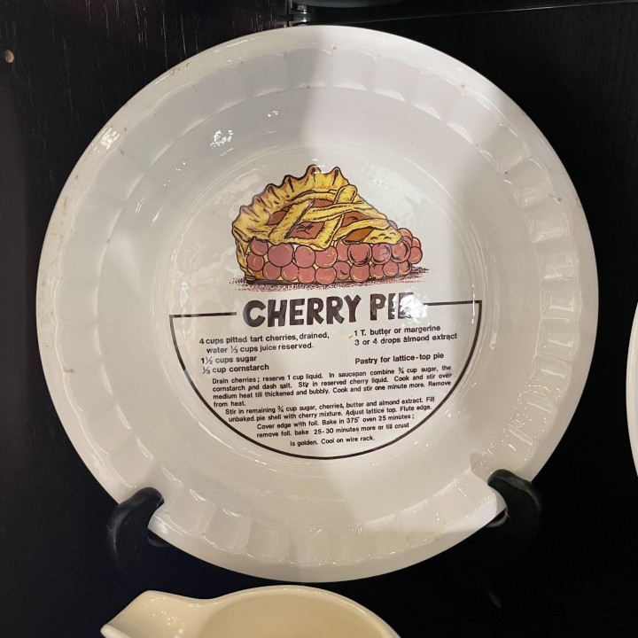 Vintage pie plate
