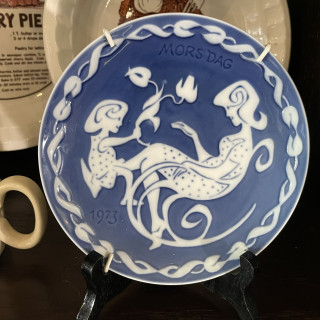 Mother's Day Copenhagen Collectors Plate 1973