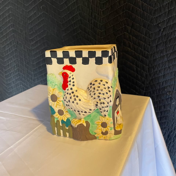 Handmade Chicken Vessel